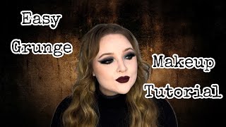 An Easy To Do Grunge Makeup Tutorial Easy For BeginnersMakeup Queen 4 Life [upl. by Eirased]