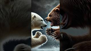 Top strongest predators fight Polar Bear Vs Grizzly Bear [upl. by Fitzger469]