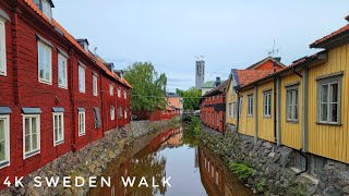 4K Sweden Walk  Central Västerås [upl. by Illil361]