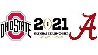 2021 CFP National Championship 3 Ohio State vs 1 Alabama Highlights [upl. by Laram]