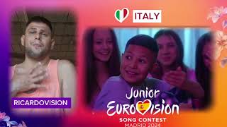 REACCIÓN 🇮🇹ItalyEurovision Junior 2024 jesc2024 reacción italy Italia reaction eurovision [upl. by Battat]