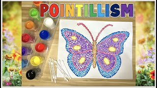 Pointillism Painting Technique for Beginners  ART FOR KIDS [upl. by Nitsuga357]