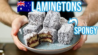 An Amazing Sponge Cake Dessert Australian Lamingtons [upl. by Talanian539]