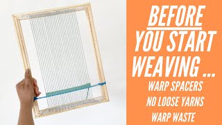 How to start weaving  How to weave for beginners [upl. by Eirrot604]