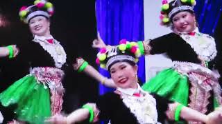 Wausau Wisconsin Hmong New Year 202425 girls danced Mystic Moon [upl. by Langelo897]