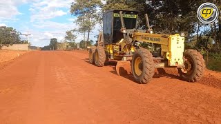 PATROL RG140B RASPANDO BASE PARA IMPRIMAÇÃOMotoniveladoraPatrolaRoad GraderMotor Grader [upl. by Johnston]