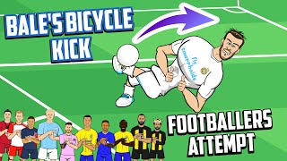 💥BALES EPIC BICYCLE KICK💥 Champions League Final vs Liverpool Footballers Attempt Frontmen 65 [upl. by Ecinert]