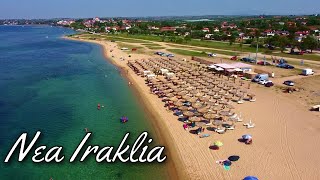 Nea Iraklia beach Halkidiki September 2022 [upl. by Darreg]