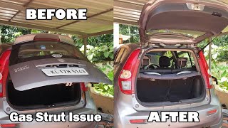 How To Change Car Rear Boot Strut  Car Rear Spring Lifter Replacement  Car Repair  Maruti Ritz [upl. by Richers]