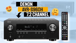 7 Channel Receiver  Denon AVRS960H 8K Ultra HD 72 Channel AV Receiver Review [upl. by Eiznik]