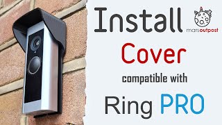 How to Install Mars Outpost Cover on Ring PRO and Ring PRO 2 [upl. by Ilyak]