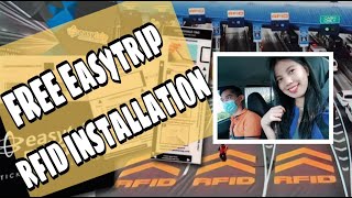 Free Installation of RFID  NLEX  Otw to Pampanga  Easy trip RFID Installation [upl. by Zenitram]