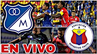 MILLONARIOS 2 VS 1 PASTO EN VIVO HOY PARTIDO DE LA JORNADA 1 LIGA DE COLOMBIA [upl. by Giamo]