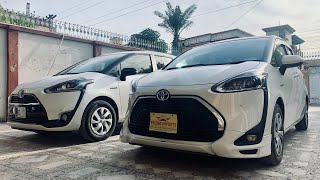 Toyota Sienta 7Seater Hybrid l FuelAverage l Old Vs Newshape l OwnerReview 2024 l FamilyCar Japanese [upl. by Oijile299]