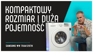 Recenzja pralki Samsung WW 70AA126TH  sposób na higienicznie czyste pranie [upl. by Oiralednac]