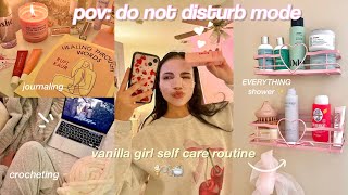 self care vlog 🫧🛁 skincare shower routine journaling  wellness [upl. by Namwen]