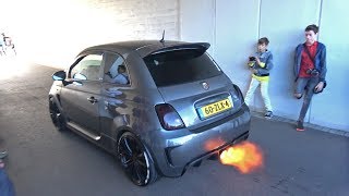 Abarth 595 Competizione Stage 4 with Capristo Exhaust System [upl. by Tizes]