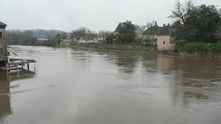 Intempéries MontignacLascaux en Dordogne toujours inondée  AFP Images [upl. by Charlie]