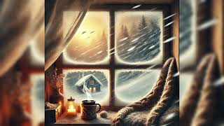 10H Snowy Blizzard Views from a Warm Window  Relaxing Winter Ambiance for Calm and Comfort [upl. by Macdonald]