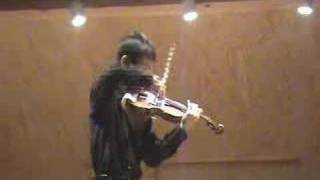 Violinist HaoMing Xie performs Les Arpeges by Wieniawski [upl. by Carhart860]