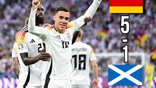 GERMANY 5  1 SCOTLAND ALL HIGHLIGHTS amp GOALS [upl. by Leelah]