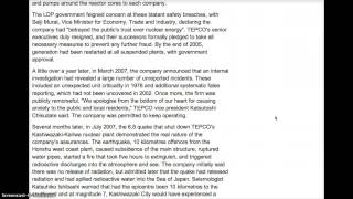 A HISTORY of DEADLY LIES at FUKUSHIMA TEPCO [upl. by Derfnam]