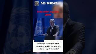 India Abstains from UN Letter on Israel’s Action Against UN Chief [upl. by Selec]