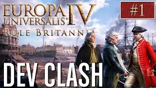 EU4  Paradox Dev Clash  Episode 1  Rule Britannia [upl. by Suirad721]