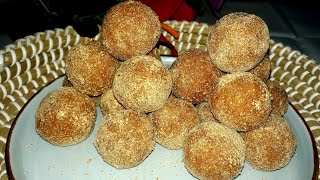 গ্রাম বাংলার ঐতিহ্যবাহী চালের নাড়ু রেসিপি How to make chaler naru recipe👍❤️ [upl. by Aikkin84]