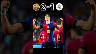 Real Madrid 1  2 FC Barcelona🥶⚽  Highlights  USA Tour2024football youtube shorts [upl. by Aisan]