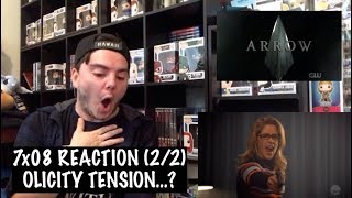 ARROW  7x08 UNMASKED REACTION 22 [upl. by Gavette]