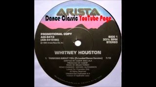 Whitney Houston  Thinking About You A Michael Hutchinson Extended Dance Version [upl. by Winer]