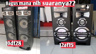 speaker aktif Polytron 12 inch vs 10 inch 2024 [upl. by Leinahtan153]