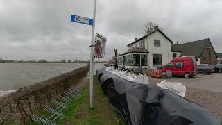 Hoog water de IJssel Deventer Olst 4K [upl. by Chil]