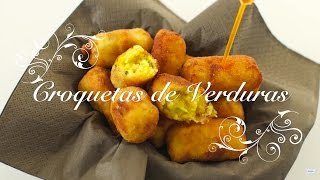 Croquetas de Verduras Caseras  Recetas con Verduras faciles  Recetas de Verduras chefdemicasa [upl. by Jestude]