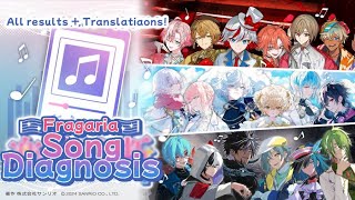 Fragaria Song Diagnosis All results  translations [upl. by Elmira]