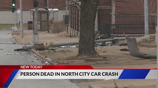 One dead another hurt in north St Louis crash [upl. by Yantruoc]