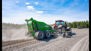 KiviPekka stone picker with ISOBUS control [upl. by Cori]