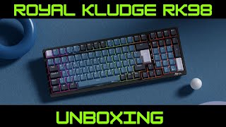 Royal Kludge RK98 Tastatur  Unboxing  Deutsch [upl. by Acker786]