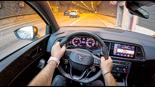 NEW Cupra Ateca 2023 15 TSi 150HP 0100 POV Test Drive 1830 Joe Black [upl. by Dacia406]