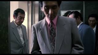 Sonatine Takeshi Kitano 1993 Elevator scene [upl. by Nwahsel]