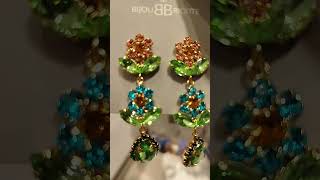 BIJOU BRIGITTE 💚 jewellery ✨2024✨accessoires earrings [upl. by Erdua]