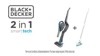 Black amp Decker 2in1 Cordless Vac with Smart Tech [upl. by Ervine]