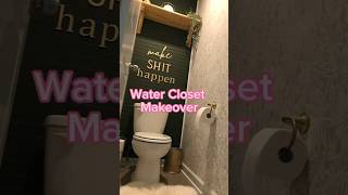 Water Closet Makeover diy budget homedecor diyprojects home fyp bathroom women [upl. by Euqinom191]