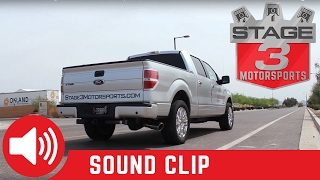 20112014 F150 EcoBoost MBRP Single Side Exit Exhaust Sound Clip [upl. by Ahsetal]