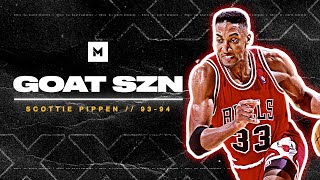 When Scottie Pippen Played WITHOUT MJ He Was MVP Caliber 199394 Highlights  GOAT SZN [upl. by Agee]