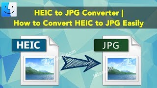 HEIC to JPG Converter  How to Convert HEIC to JPG Easily [upl. by Akinorev521]