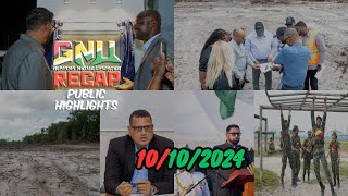 Guyana News Update Recap Public Highlights 10th October2024 [upl. by Eartha]