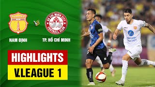 Highlights Nam Định  TP HCM  Ngoại binh Hendrio lại sắm vai người hùng ngược dòng đầy hấp dẫn [upl. by Trojan93]