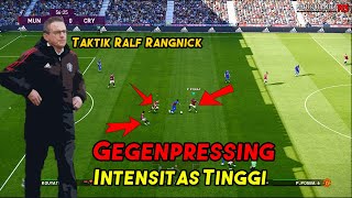 Taktik Ralf Rangnick  Gegenpressing Intensitas Tinggi Manchester United [upl. by Htiduj12]